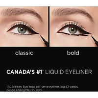 Liqud Eyeliner, Ultra-Precise, Smudge-Proof Lines, Waterproof, Infallible Super Slim