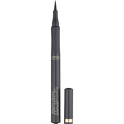 Liqud Eyeliner, Ultra-Precise, Smudge-Proof Lines, Waterproof, Infallible Super Slim