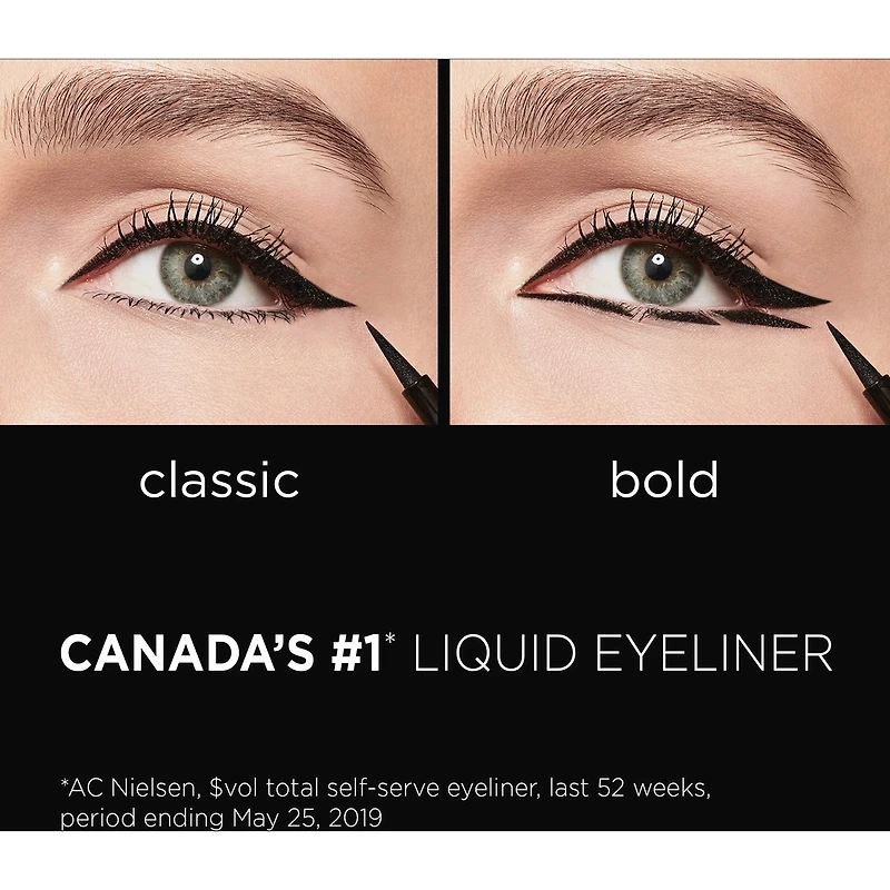 Liqud Eyeliner, Ultra-Precise, Smudge-Proof Lines, Waterproof, Infallible Super Slim
