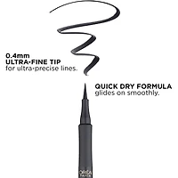 Liqud Eyeliner, Ultra-Precise, Smudge-Proof Lines, Waterproof, Infallible Super Slim