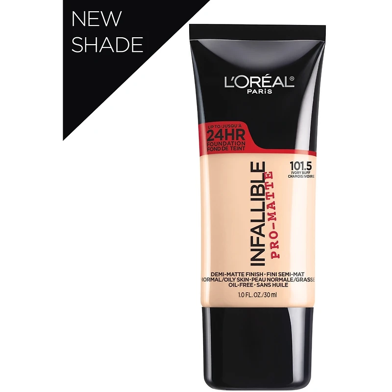 Pro-Matte Foundation, Oil-Free, Lightweight, Longwear Face Makeup Up to 24hr