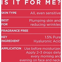 Sérum Repulpant Acide Hyaluronique 1,5%, Revitalift