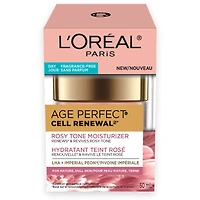 Age Perfect Rosy Tone Hydratant sans parfum, avec LHA et extrait de pivoine impériale