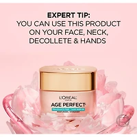 Age Perfect Rosy Tone Hydratant sans parfum, avec LHA et extrait de pivoine impériale
