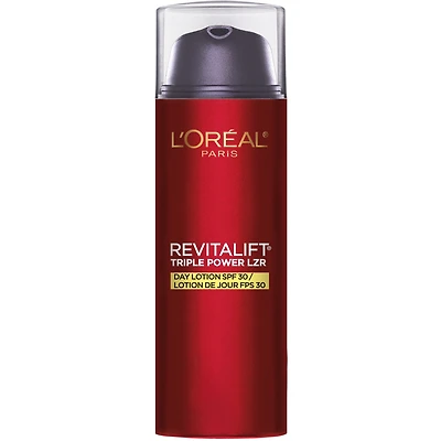 Anti-Aging Day Lotion SPF 30 with Pro-Retinol, Vitamin C + Hyaluronic Acid, Revitalift Triple Power LZR