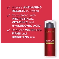 Lotion de Jour Anti-Âge FPS 30 avec Pro-Rétinol, Vitamine C et Acide Hyaluronique, Sans Parfum, Revitalift Triple Power LZR