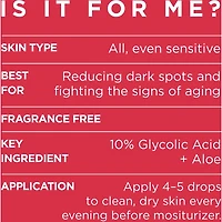 Sérum D'Acide Glycolique Pur 10%, Revitalift Triple Power LZR