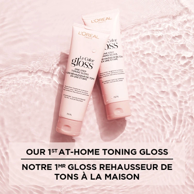 Le Color Gloss, Hair Shine and Gloss Treatment at home, Glossing Toner