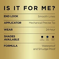 Le Liner Signature, Mechanical Eyeliner, Smooth Glide