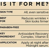 Night Moisturizer Vitamin E Paraben Free