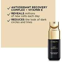 L'Oréal Paris Crème pour les Yeux, Age Perfect Cell Renewal, avec complexe réparateur antioxydant, Cible 5 signes visibles du vieillissement : cernes, pattes d'oie, poches, paupières crépues, 15 ml