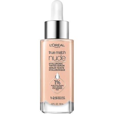 L’Oréal Paris Sérum Teinté True Match Nude avec Acide Hyaluronique à 1
