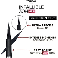 Infallible Grip Precision Felt Eyeliner, Smudge Resistant