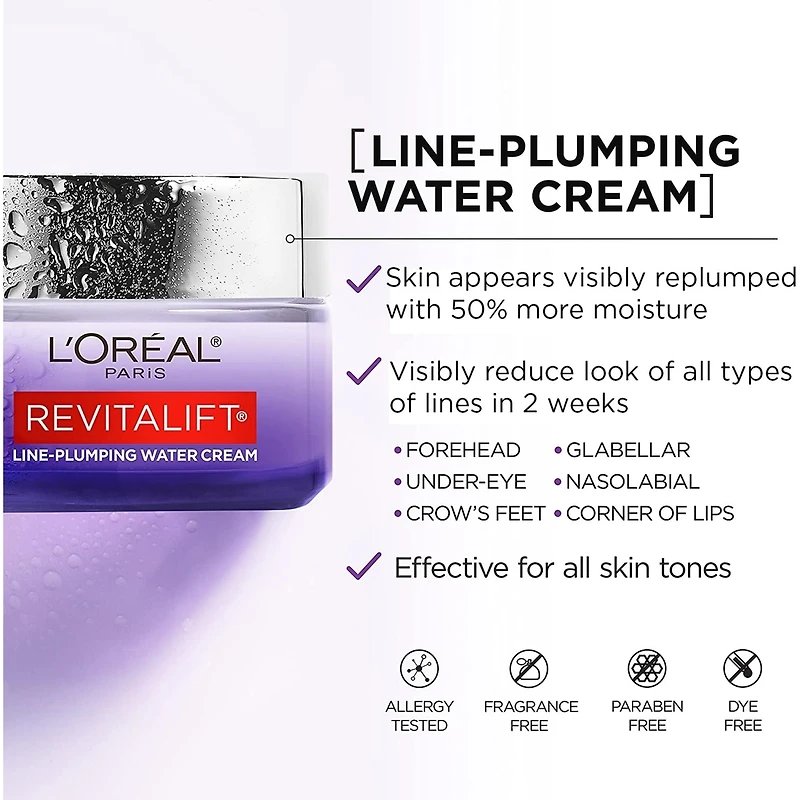 Moisturizer Water Cream Hyaluronic Acid