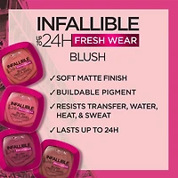 Blush Infallible 24H Freshwear, Soft Matte Waterproof Finish