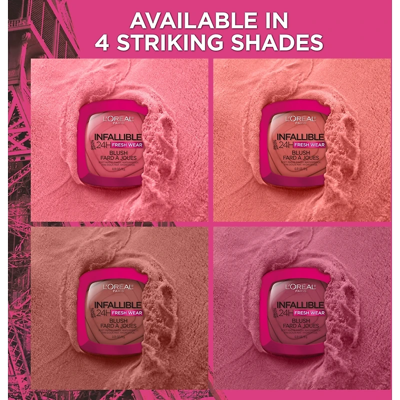 Blush Infallible 24H Freshwear, Soft Matte Waterproof Finish