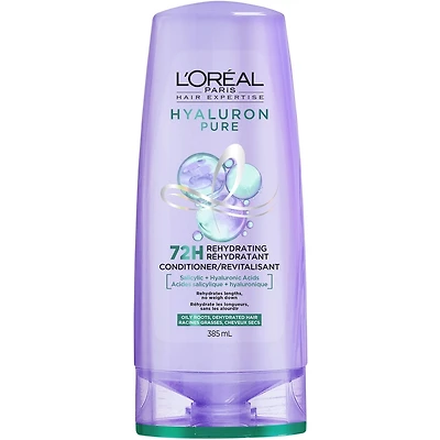 Hair Expertise Hyaluron Pure Revitalisant Réhydratant 72H, pour racines grasses et longueurs déshydratées