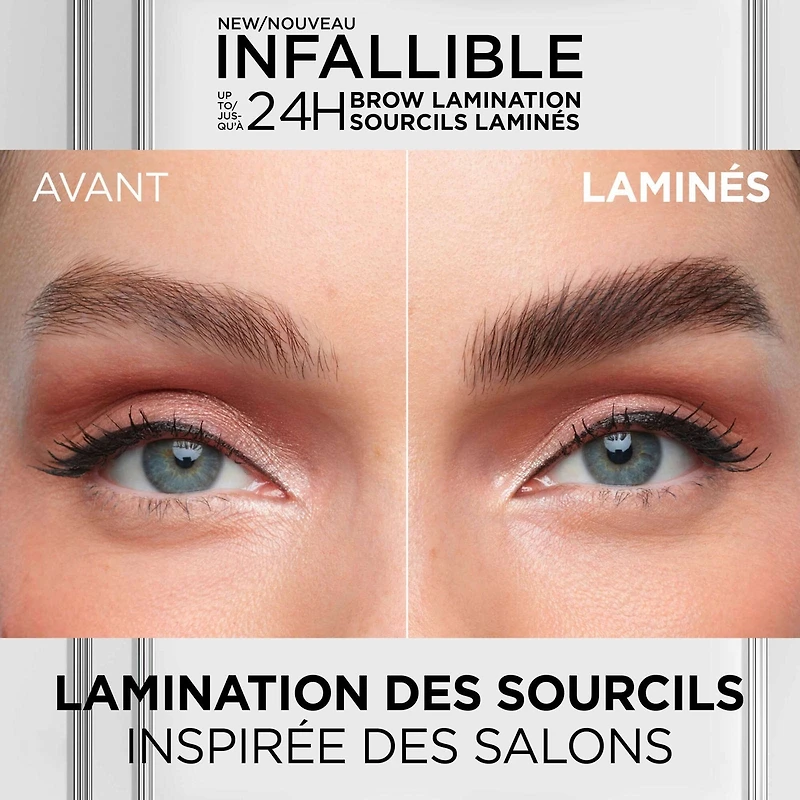 L’Oreal Paris Infallible 24H Lamination des sourcils, Gel Transparent