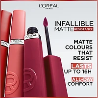 Infallible Matte Resistance Liquid LipStick, Longwear Finish