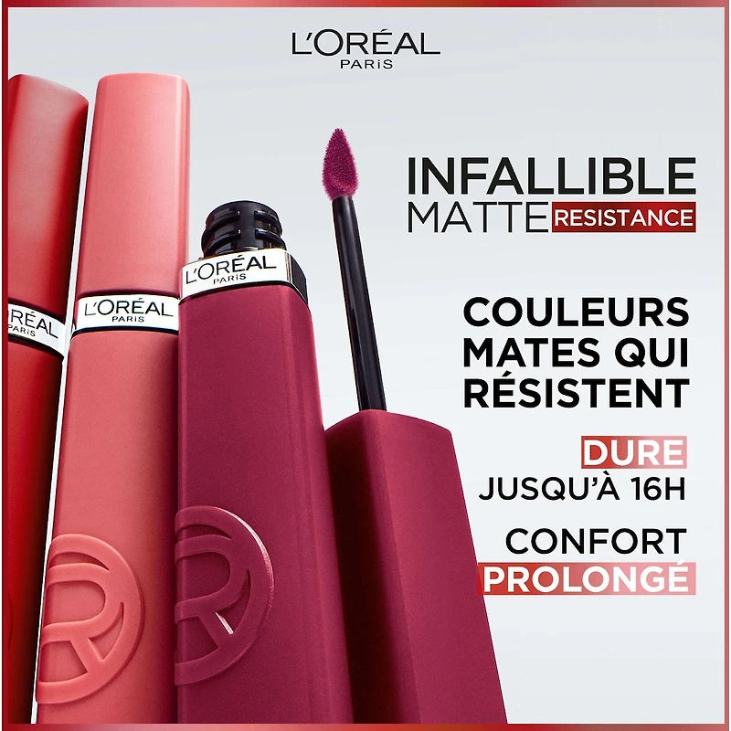 Infallible Matte Resistance Liquid LipStick, Longwear Finish