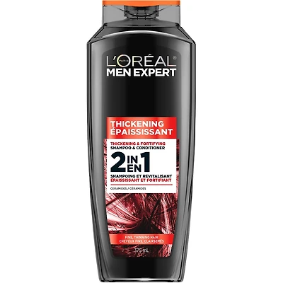 Men Expert Thickening 2-in-1 Shampoo, 375ml