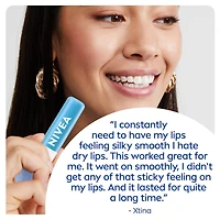 NIVEA Hydro Care Lip Balm, 24hr hydration, Enriched with shea butter & aloe vera, (2 x 4.8g)