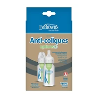 Biberon en verre de Dr. Brown's Options+ 120 ml, paquet de 1