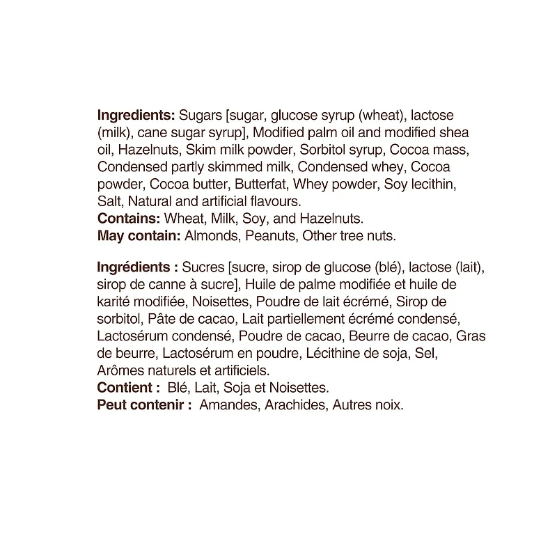 Hazelnut in Caramel with Creamy Nougat And Chocolate Candy