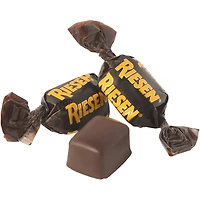 Caramels enrobés de riche chocolat européen format familial