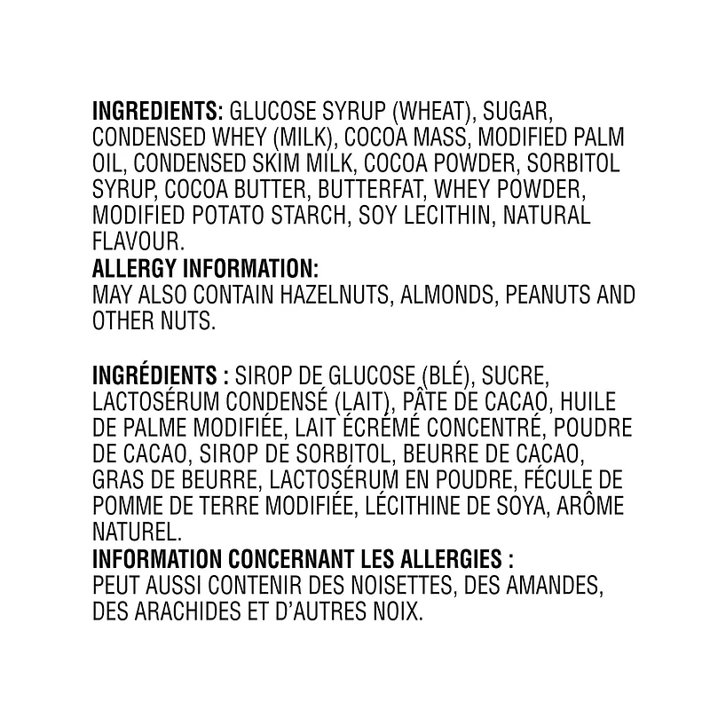 Caramels Covered In Rich European Chocolate Family Size