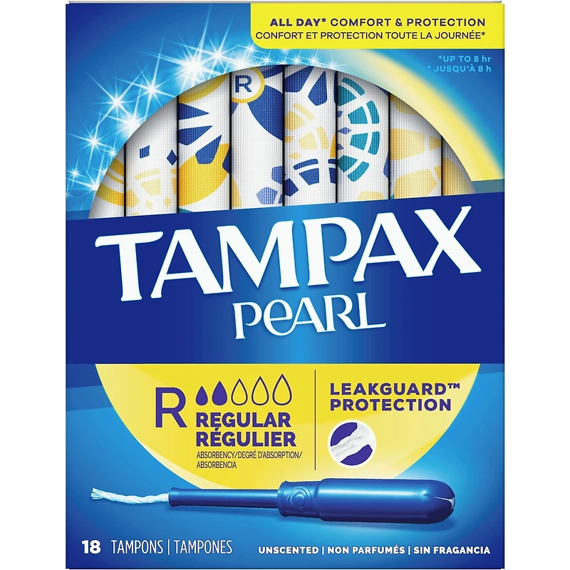 Tampons Pearl, degré d’absorption régulier
