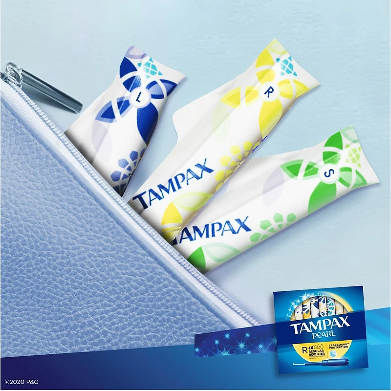 Pearl Tampons Regular Absorbency