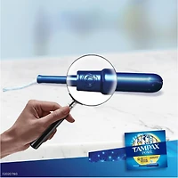 Tampons Tampax Pearl avec tresse anti-fuites LeakGuard et applicateur en plastique sans BPA, degré d’absorption régulier, non parfumés, 36 tampon