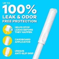 Tampax Cardboard Applicator Tampons Regular Absorbency, Unscented, 20 Count