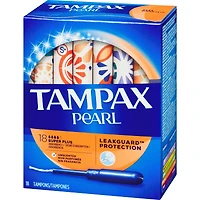 Tampons Pearl, degré d’absorption Super Plus, 18 tampons