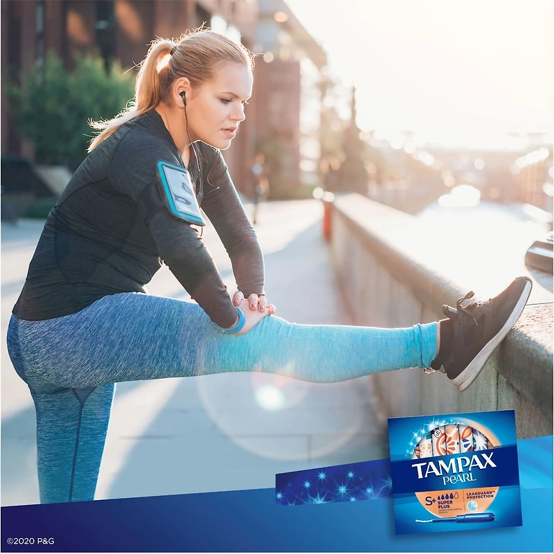 Tampons Pearl, degré d’absorption Super Plus, 18 tampons