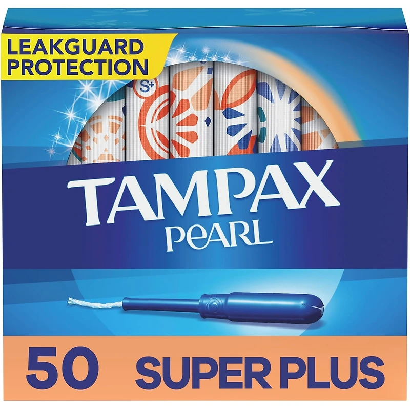 Pearl Tampons Light Absorbency, 50 Count