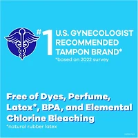 Tampons Pearl, degré d’absorption léger