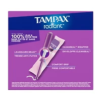 Radiant Lot de 28 tampons à absorption régulière/Super/Plus