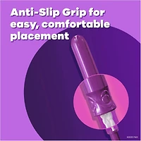 Pocket Radiant Compact Plastic Tampons, With LeakGuard Braid, Duo Pack Regular/Super Absorbency, Unscented