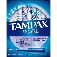 Pearl Tampons Light Absorbency