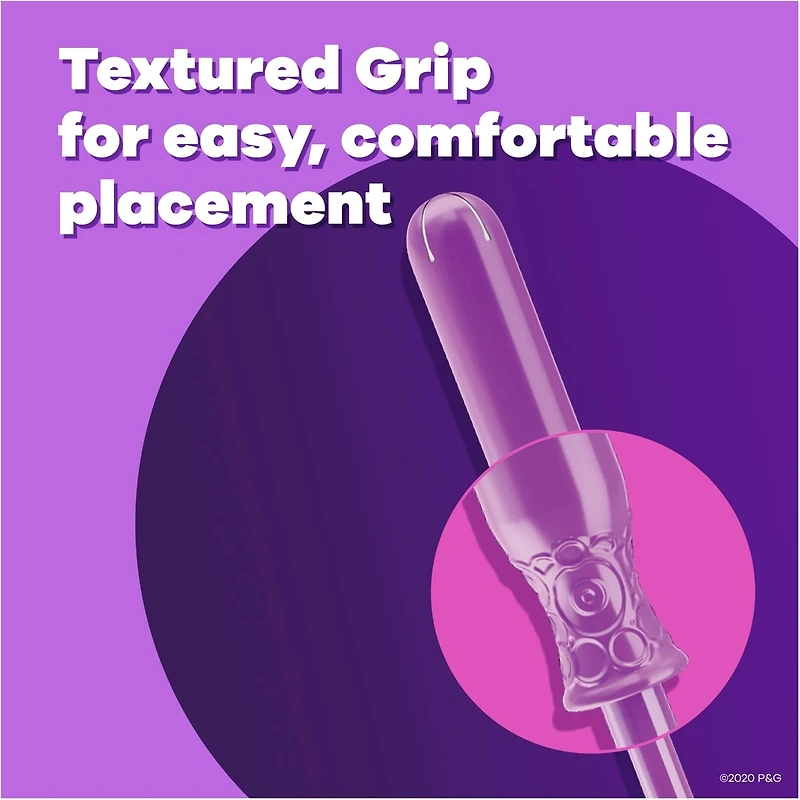 Radiant Tampons with LeakGuard Braid, Super Absorbency, Unscented