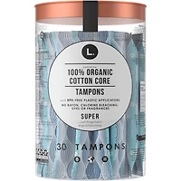 Tampons en coton biologique, degré d’absorption super, 30 tampons