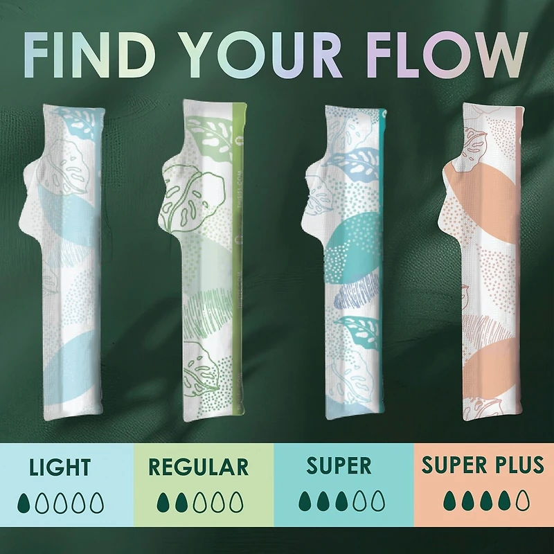 Organic Cotton Tampons - Super 30 Count