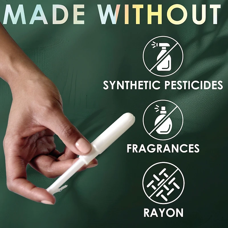 Tampons en coton biologique, degré d’absorption super, 30 tampons