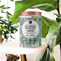 Tampons en coton biologique, paquets multiples, degré d’absorption léger + régulier, 30 u