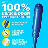 Tampons Pearl avec tresse anti-fuites LeakGuard, degré d’absorption régulier/super, paquets multiples, non parfumés,
