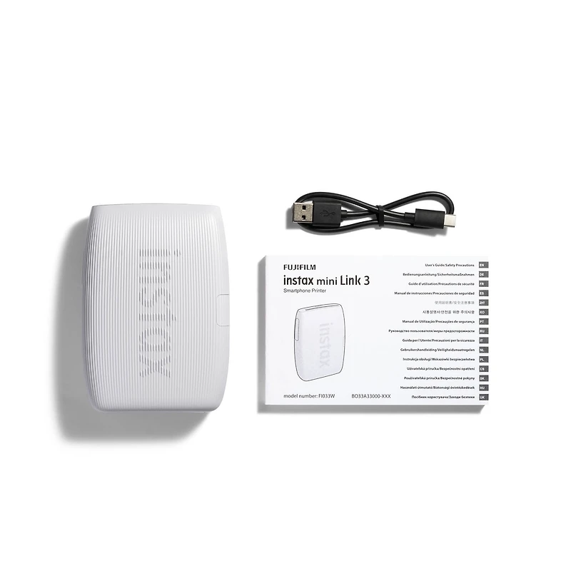 Imprimante pour téléphone intelligent Instax Mini Link 3 - Blanc argile