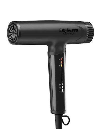 BaBylissPRO® Nano Titanium™ Séchoir à haute vitesse nano léger (Noir)