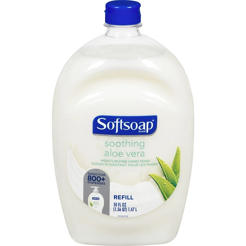 Recharge de savon liquide pour les mains Softsoap Soothing Aloe Vera - 1,47 L